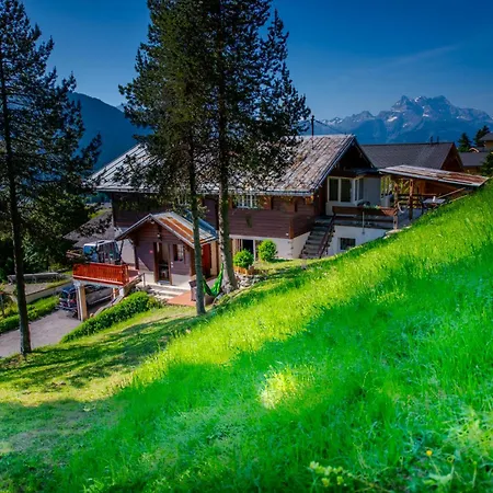 Appartement Loft Avec Sauna & Terrasses Alpines Leysin